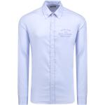 Reduzierte Blaue Button Down Kragen Businesskleidung aus Baumwolle für Herren Größe L für den für den Herbst 