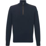 Blaue PAUL & SHARK Rollkragen Kaschmir-Pullover aus Wolle für Herren Größe XL für den für den Winter 