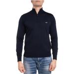 Reduzierte Blaue Langärmelige PAUL & SHARK Herrensweatshirts mit Reißverschluss Größe 3 XL 