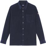Blaue Casual Langärmelige PAUL & SHARK Shirts mit Tasche aus Baumwolle für Herren Größe L 