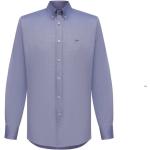 Reduzierte Blaue Casual Langärmelige PAUL & SHARK Button Down Kragen Herrenlangarmhemden aus Baumwolle Größe L 
