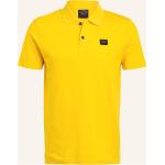 Gelbe PAUL & SHARK Herrenpoloshirts & Herrenpolohemden aus Baumwolle Größe XL 