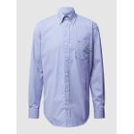 Hellblaue Gestreifte PAUL & SHARK Button Down Kragen Regular Fit Hemden aus Baumwolle für Herren 