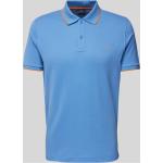 Hellblaue Unifarbene PAUL & SHARK Herrenpoloshirts & Herrenpolohemden aus Baumwolle Größe 4 XL 