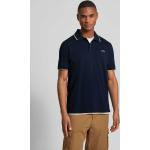 Marineblaue Unifarbene PAUL & SHARK Herrenpoloshirts & Herrenpolohemden aus Baumwolle Größe 4 XL 