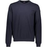 Reduzierte Blaue PAUL & SHARK Herrensweatshirts mit Reißverschluss aus Baumwolle Größe L 