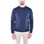 Reduzierte Blaue Langärmelige PAUL & SHARK Herrensweatshirts aus Wolle Größe XXL 