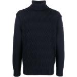 Blaue PAUL & SHARK Rollkragen Herrensweatshirts aus Wolle Größe XL für den für den Winter 