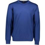 Reduzierte Blaue Langärmelige PAUL & SHARK Herrensweatshirts mit Hai-Motiv aus Wolle Größe XL 