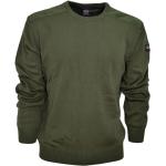 Olivgrüne PAUL & SHARK Rundhals-Ausschnitt Rundhals-Pullover für Herren Größe 3 XL 