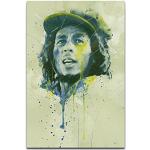 Paul Sinus Art Bob Marley 90x60cm auf Leinwand gespannt fertig zum aufhängen