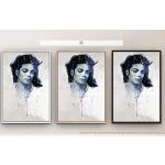 Sinus Art Michael Jackson Kunstdrucke 60x90 