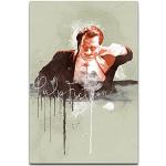 Paul Sinus Art Pulp Fiction John Travolta 90x60cm Splash Art Wandbild auf Leinwand Color