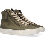 Reduzierte Grüne Paul Green High Top Sneaker & Sneaker Boots aus Nubukleder für Damen 