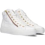 Reduzierte Weiße Paul Green High Top Sneaker & Sneaker Boots aus Leder für Damen Größe 35,5 
