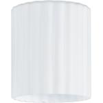 Weiße Lampenschirme aus Glas 