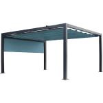 Blaue Moderne Raffpavillons aus Aluminium schmutzabweisend 3x3 
