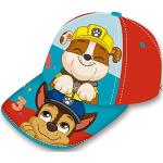 Rote PAW Patrol Basecaps für Kinder & Baseball-Caps für Kinder mit Klettverschluss aus Polyester für Mädchen 
