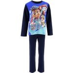 Dunkelblaue PAW Patrol Kinderschlafanzüge & Kinderpyjamas aus Baumwolle Größe 98 