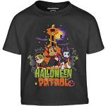 Schwarze Frankenstein Kinder T-Shirts mit Halloween-Motiv aus Baumwolle für Jungen Größe 116 