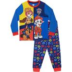 Blaue PAW Patrol Kinderschlafanzüge & Kinderpyjamas für Jungen Größe 98 