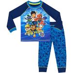 PAW PATROL Schlafanzug für Jungen | Weicher Baumwollpyjama mit Marshall, Chase & Ryder | Offiziell lizenzierte Kinder-PJ's Mehrfarbig 116
