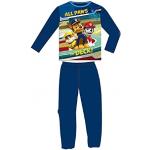 Paw Patrol Kinder Pyjama - Gr 92 98 104 zur Wahl - 1 x Schlafanzug blau