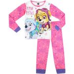 Bunte PAW Patrol Skye Kinderschlafanzüge & Kinderpyjamas für Mädchen Größe 116 