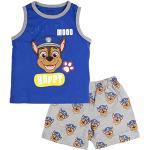 Blaue PAW Patrol Chase Kinderschlafanzüge & Kinderpyjamas für Jungen für den für den Sommer 