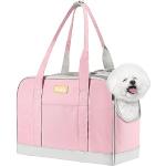 Reduzierte Rosa Hundetaschen & Hundetragetaschen aus Kunstleder 