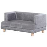 PawHut Hunde-Sofa, BxL: 41 x 30 cm, grau grau
