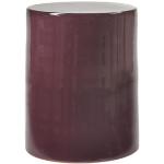 Violette Minimalistische Serax Runde Beistelltische Rund 46 cm aus Keramik Höhe 0-50cm, Tiefe 0-50cm 