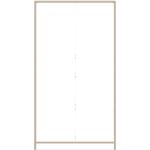 Weiße Pickawood PC-Schränke & Computerschränke matt aus MDF mit Schublade Breite 150-200cm, Höhe 150-200cm, Tiefe 0-50cm 