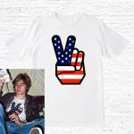 Peace Hand T-Shirt | Getragen Von Kurt Cobain