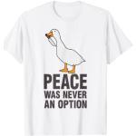 Peace Was Never An Option - Gänse Meme T-Shirt