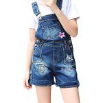Bestickte Jeans-Overalls für Kinder mit Pailletten aus Denim für Mädchen für den für den Sommer 
