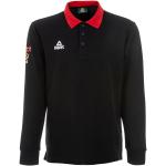 Schwarze Langärmelige Deutschland Langarm-Poloshirts mit Basketball-Motiv Größe XL 