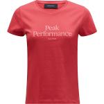 Reduzierte Rote Sportliche Peak Performance T-Shirts für Damen Größe XS 