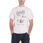 Weiße Peaky Blinders T-Shirts maschinenwaschbar für Damen Größe L 