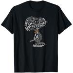 Schwarze Die Peanuts Snoopy T-Shirts mit Halloween-Motiv für Herren Größe S 