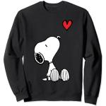 Schwarze Die Peanuts Snoopy Damensweatshirts Größe S 