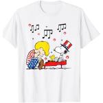 Peanuts Schroeder und Snoopy Americana T-Shirt