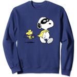Blaue Die Peanuts Snoopy Herrensweatshirts Größe S 