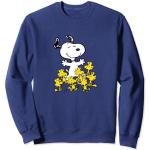 Blaue Die Peanuts Snoopy Herrensweatshirts Größe S für Partys 