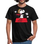 Reduzierte Schwarze SPREADSHIRT Die Peanuts Snoopy T-Shirts aus Baumwolle für Herren 