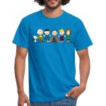 Reduzierte Royalblaue SPREADSHIRT Die Peanuts Snoopy T-Shirts aus Baumwolle für Herren 