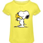 Reduzierte Gelbe SPREADSHIRT Die Peanuts Snoopy Kinder T-Shirts aus Baumwolle für Mädchen 