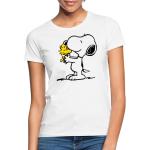 Reduzierte Weiße SPREADSHIRT Die Peanuts Snoopy T-Shirts aus Baumwolle für Damen 