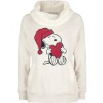 Beige Melierte Die Peanuts Snoopy Rundhals-Ausschnitt Damensweatshirts Größe XL für den für den Winter 