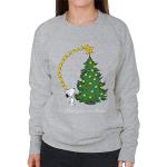 Graue Die Peanuts Snoopy Damensweatshirts Größe XXL Weihnachten 